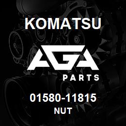 01580-11815 Komatsu NUT | AGA Parts