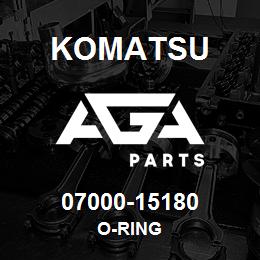 07000-15180 Komatsu O-RING | AGA Parts