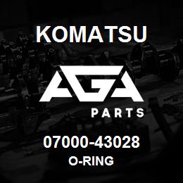 07000-43028 Komatsu O-RING | AGA Parts