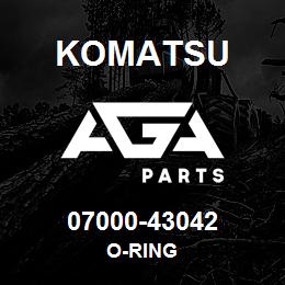 07000-43042 Komatsu O-RING | AGA Parts