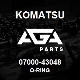 07000-43048 Komatsu O-RING | AGA Parts