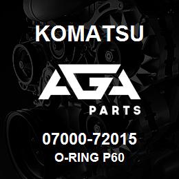 07000-72015 Komatsu O-RING P60 | AGA Parts