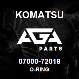 07000-72018 Komatsu O-RING | AGA Parts
