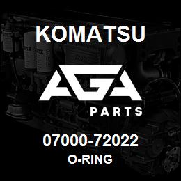 07000-72022 Komatsu O-RING | AGA Parts