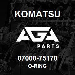 07000-75170 Komatsu O-RING | AGA Parts