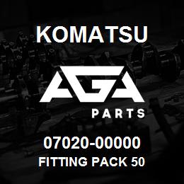 07020-00000 Komatsu FITTING PACK 50 | AGA Parts