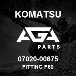 07020-00675 Komatsu FITTING P60 | AGA Parts