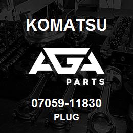 07059-11830 Komatsu PLUG | AGA Parts