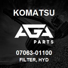 07063-01100 Komatsu FILTER, HYD | AGA Parts
