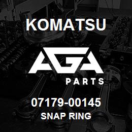 07179-00145 Komatsu SNAP RING | AGA Parts