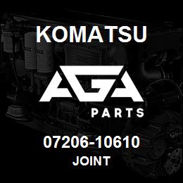 07206-10610 Komatsu JOINT | AGA Parts