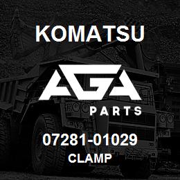 07281-01029 Komatsu CLAMP | AGA Parts