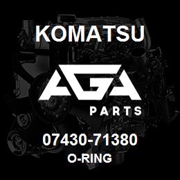 07430-71380 Komatsu O-RING | AGA Parts