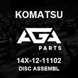 14X-12-11102 Komatsu DISC ASSEMBL | AGA Parts
