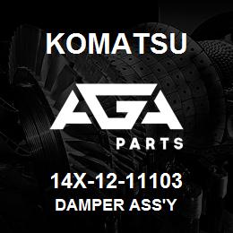 14X-12-11103 Komatsu DAMPER ASS'Y | AGA Parts