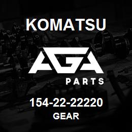 154-22-22220 Komatsu GEAR | AGA Parts