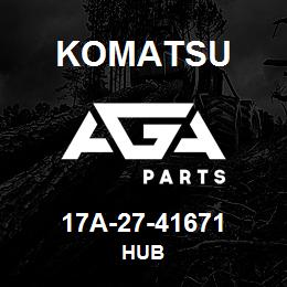 17A-27-41671 Komatsu HUB | AGA Parts