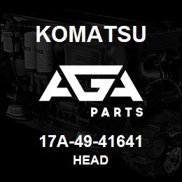 17A-49-41641 Komatsu HEAD | AGA Parts