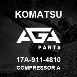17A-911-4810 Komatsu COMPRESSOR A | AGA Parts