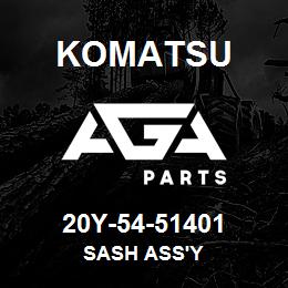 20Y-54-51401 Komatsu SASH ASS'Y | AGA Parts