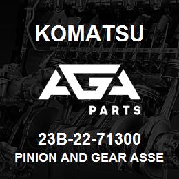 23B-22-71300 Komatsu Pinion and Gear Assembly | AGA Parts