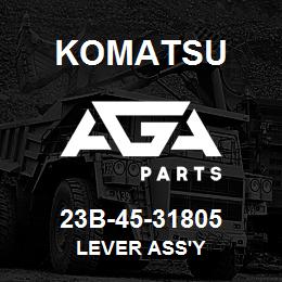 23B-45-31805 Komatsu LEVER ASS'Y | AGA Parts