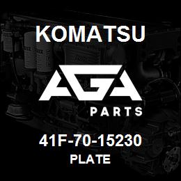 41F-70-15230 Komatsu PLATE | AGA Parts
