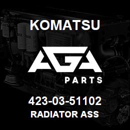 423-03-51102 Komatsu RADIATOR ASS | AGA Parts
