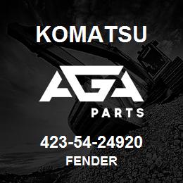 423-54-24920 Komatsu FENDER | AGA Parts