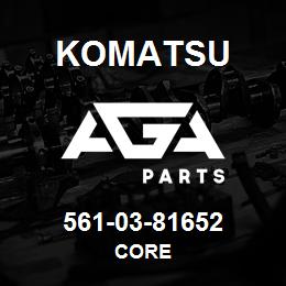 561-03-81652 Komatsu CORE | AGA Parts