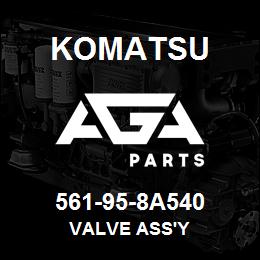 561-95-8A540 Komatsu VALVE ASS'Y | AGA Parts