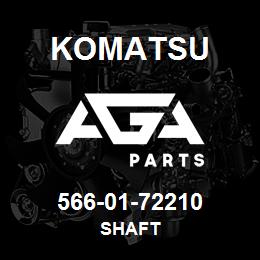 566-01-72210 Komatsu SHAFT | AGA Parts