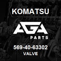569-40-63302 Komatsu VALVE | AGA Parts