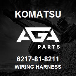6217-81-8211 Komatsu WIRING HARNESS | AGA Parts