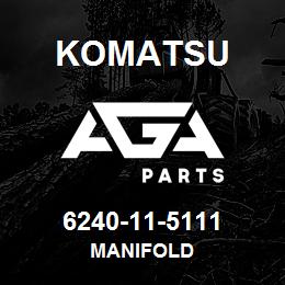 6240-11-5111 Komatsu MANIFOLD | AGA Parts