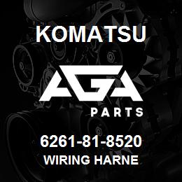 6261-81-8520 Komatsu WIRING HARNE | AGA Parts