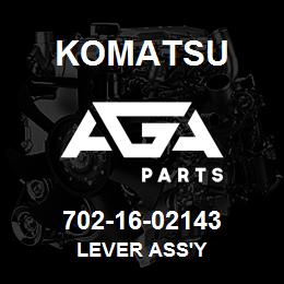 702-16-02143 Komatsu LEVER ASS'Y | AGA Parts
