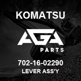 702-16-02290 Komatsu LEVER ASS'Y | AGA Parts