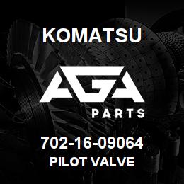702-16-09064 Komatsu PILOT VALVE | AGA Parts 702-16-09064 Komatsu PILOT VALVE | AGA Parts