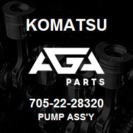 705-22-28320 Komatsu PUMP ASS'Y | AGA Parts
