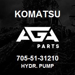 705-51-31210 Komatsu HYDR. PUMP | AGA Parts