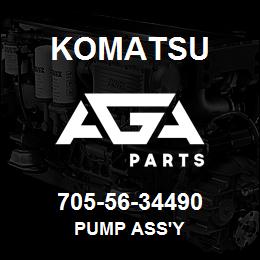 705-56-34490 Komatsu PUMP ASS'Y | AGA Parts