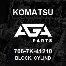 706-7K-41210 Komatsu BLOCK, CYLIND | AGA Parts