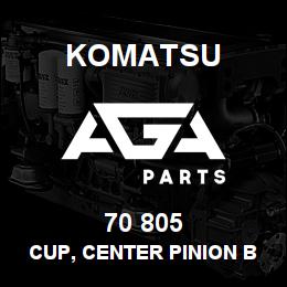 70 805 Komatsu CUP, CENTER PINION BEARING | AGA Parts