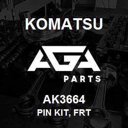 AK3664 Komatsu PIN KIT, FRT | AGA Parts