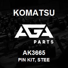 AK3665 Komatsu PIN KIT, STEE | AGA Parts