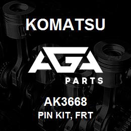 AK3668 Komatsu PIN KIT, FRT | AGA Parts