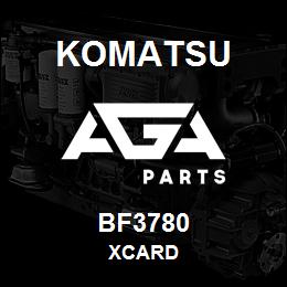 BF3780 Komatsu XCARD | AGA Parts