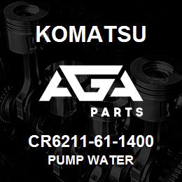 CR6211-61-1400 Komatsu PUMP WATER | AGA Parts