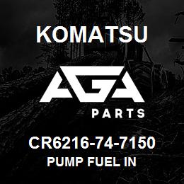 CR6216-74-7150 Komatsu PUMP FUEL IN | AGA Parts